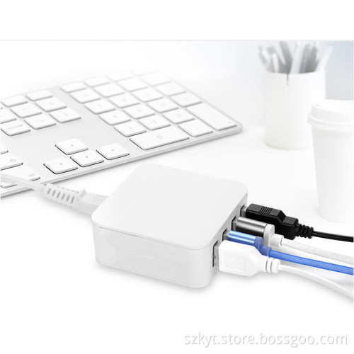 Smartphone charger 25W 5V5A 4 usb port charger multi port usb charger station for iphone charger, android phone